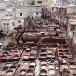 fez medina tanneies