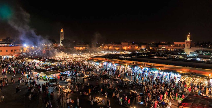 The red city of Morocco Marrakech
