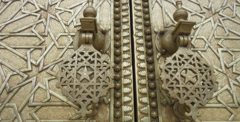 fes royal palace door