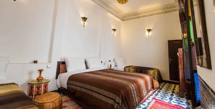 room at riad taha fes