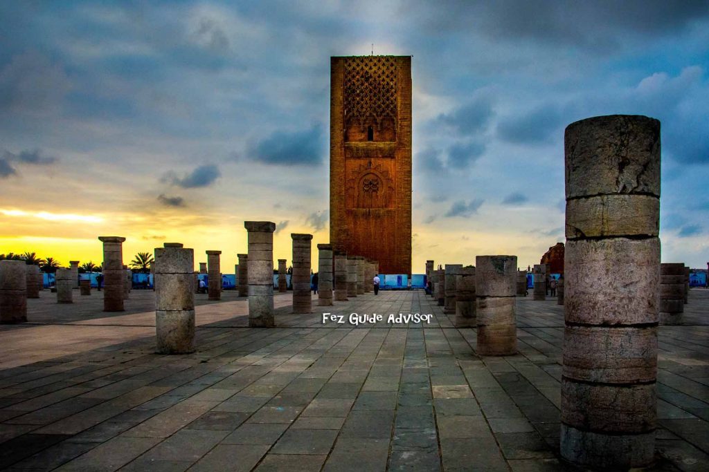 hassan tower, excursion to rabat city