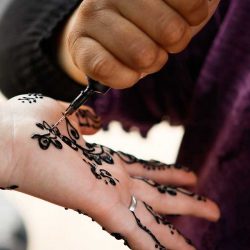 henna tattoo in fez