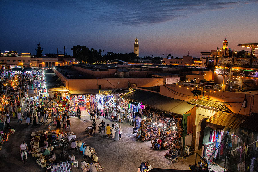 Marrakech , the red city of Morocco
